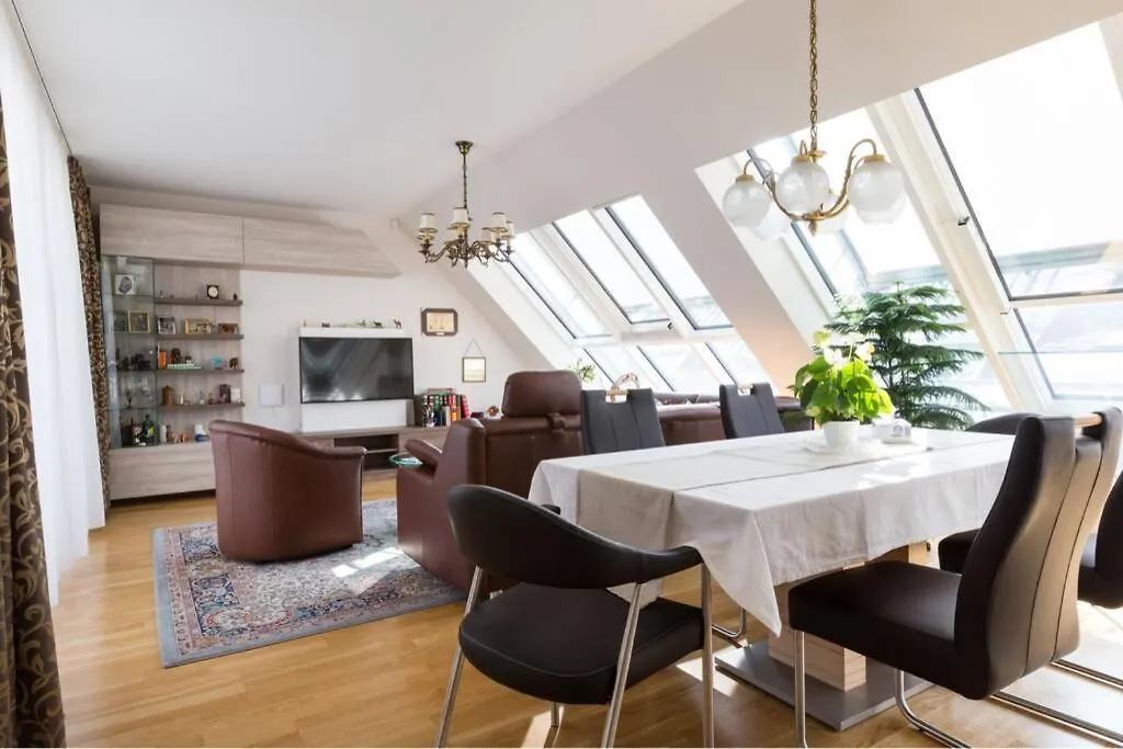Grosses Penthouse #12 Mit Terrasse Und Aussicht Apartment Vienna